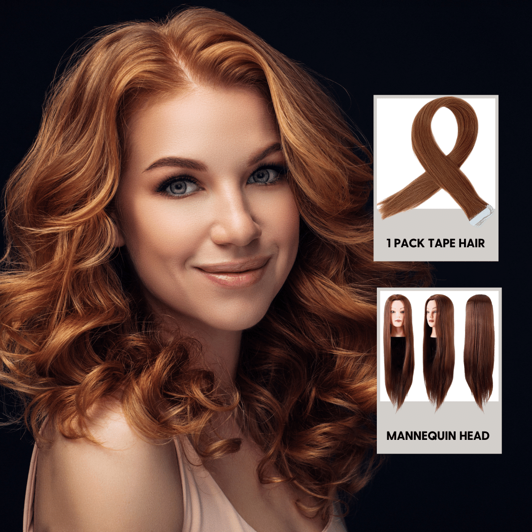 Skin Wefts (Tape) Hair Extensions Kit Rapunzel Hair Academy